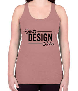 Bella + Canvas Women's Tri-Blend Racerback Tank - Color: Mauve Tri-Blend