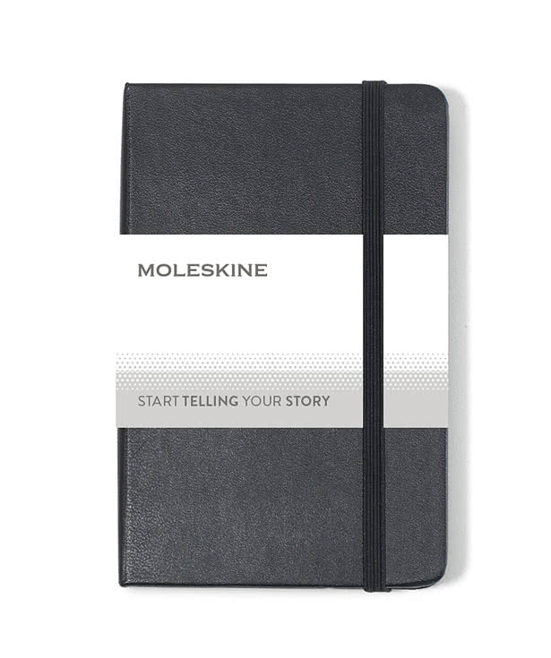 Moleskine Hard Cover Plain Pocket Notebook
