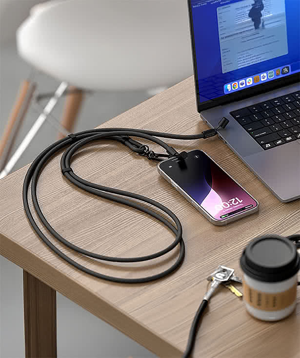 Satechi OntheGo Crossbody Lanyard Cable