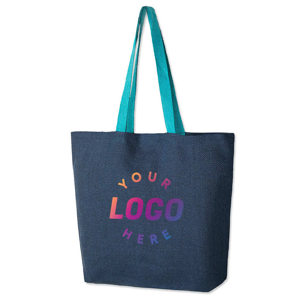 Eco-Green Medium Jute Tote Bag