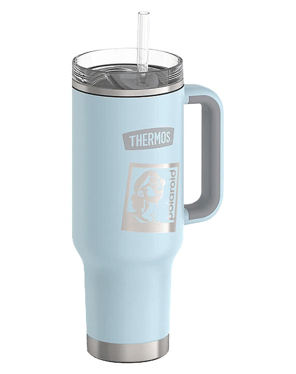 40 oz. Thermos Stainless Steel Cup Holder Tumbler
