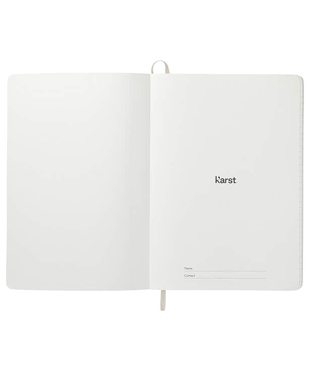 Karst Stone Soft Cover Bound Notebook