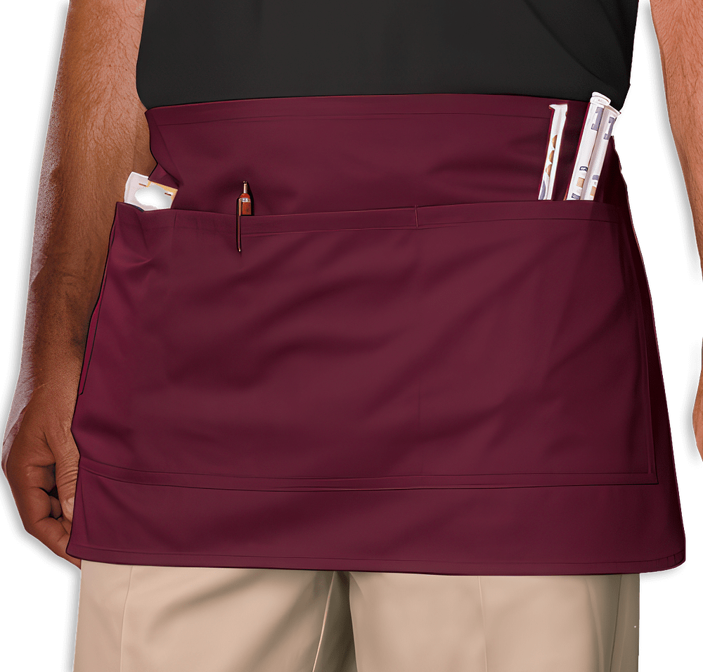 Blue Generation Scotchgard Treated Four-Pocket Waist Apron - Printed-default