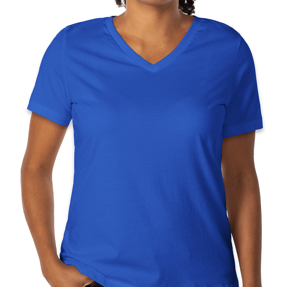 Bella + Canvas Women's Jersey V-Neck T-shirt-default