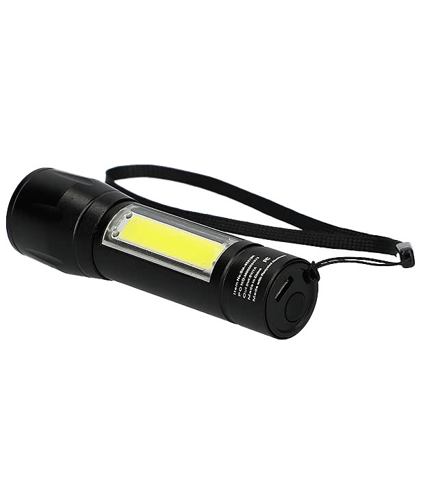 Laser Engraved Mini Eco Rechargeable Flashlight