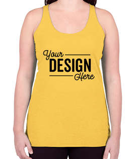 Bella + Canvas Women's Tri-Blend Racerback Tank - Color: Yellow Gold Tri-Blend