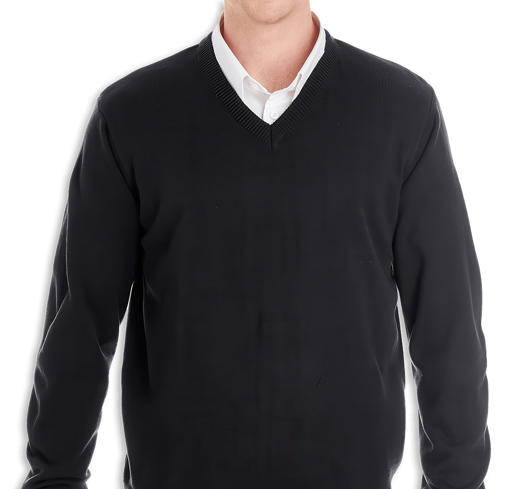 Harriton Pilbloc Jersey Knit V-Neck Sweater - Printed-default