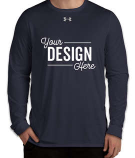 Under Armour Long Sleeve Locker Performance Shirt 2.0 - Color: Midnight Navy
