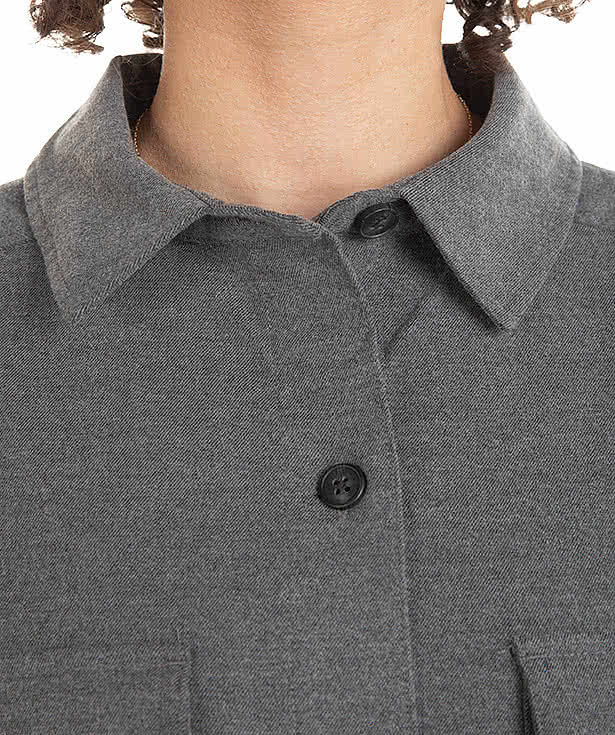 Mercer+Mettle Women’s Twill Long Sleeve Shirt Jacket