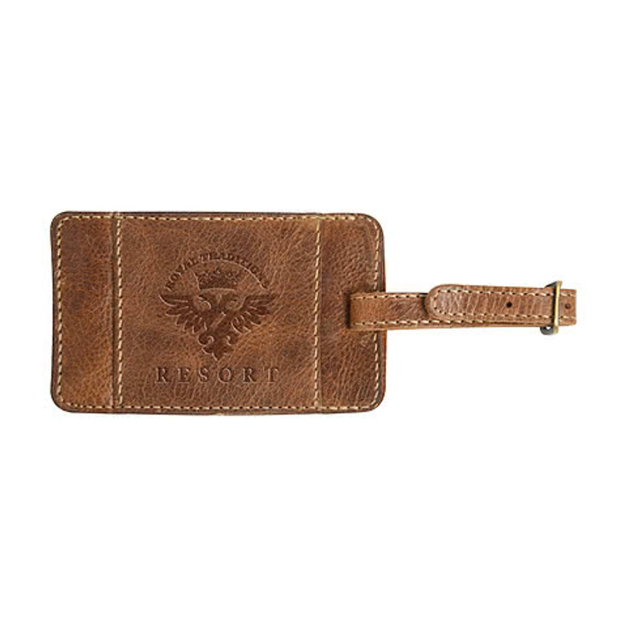Debossed Andrew Philips Westbridge Leather Luggage Tag