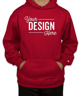 Badger Performance Pullover Hoodie - Color: Red