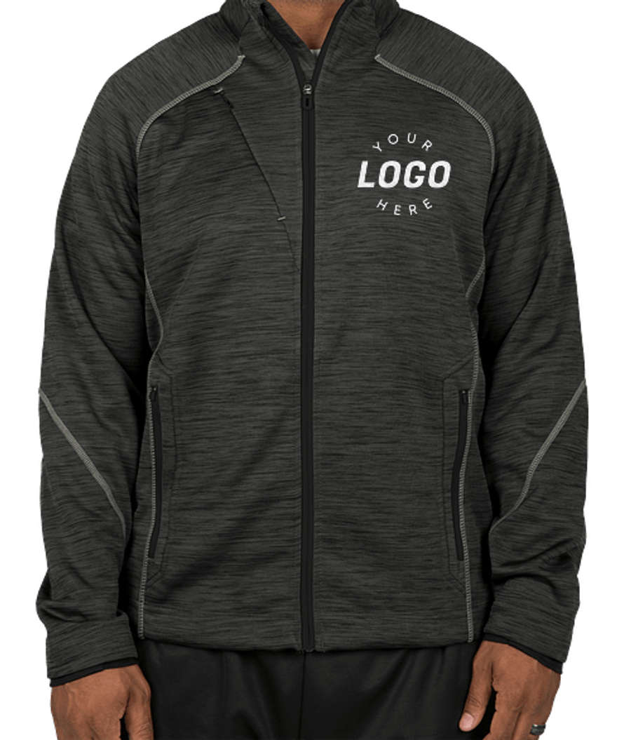 North End Tech Fleece Jacket in Carbon / Black
