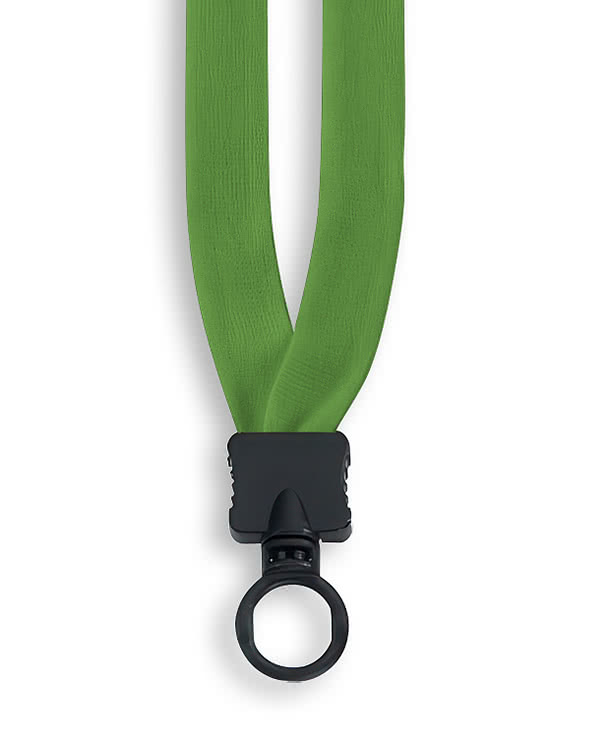 3/4" Cotton Lanyard with Plastic O-Ring and Clamshell