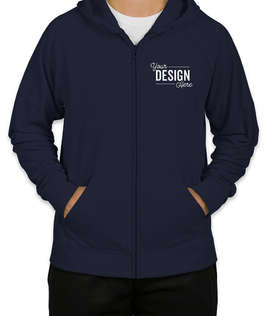 Jerzees Performance Zip Hoodie - Color: J. Navy