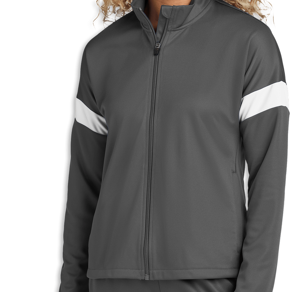 Sport-Tek Women's Recycled Travel Track Jacket-default