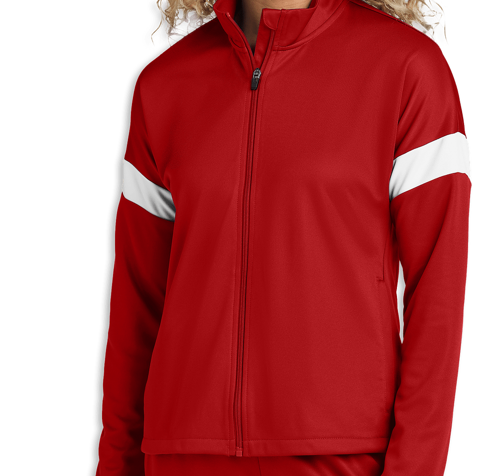 Sport-Tek Women's Recycled Travel Track Jacket-default