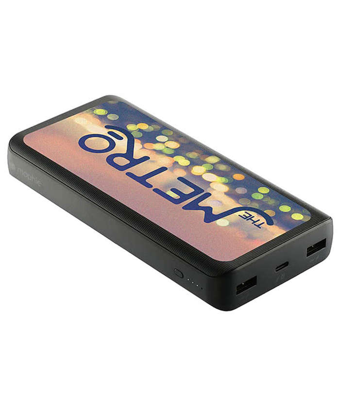 Full Color mophie Power Boost 20,000 mAh Portable Power Bank