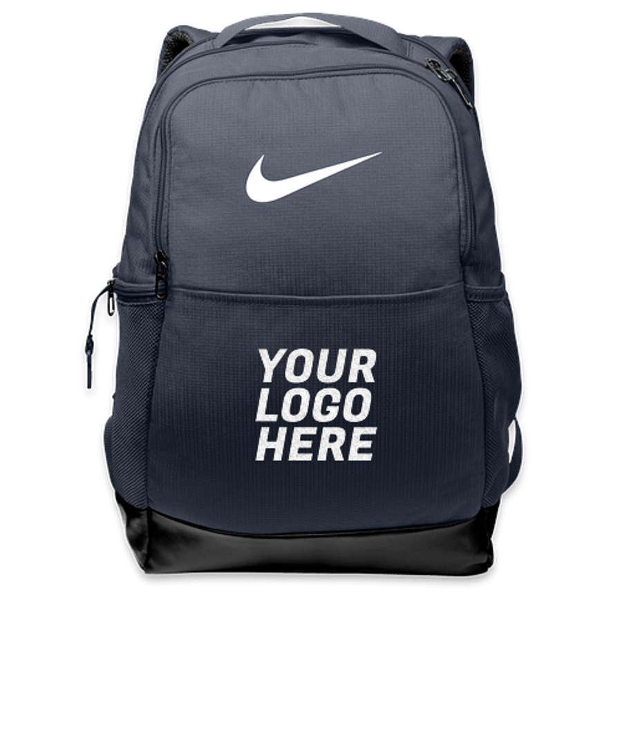 Nike Brasilia Recycled 15" Computer Backpack in Midnight Navy