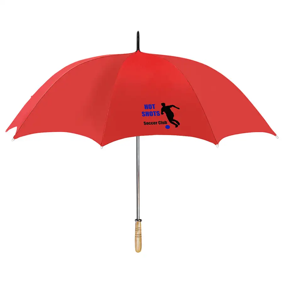 Recycled Golf Umbrella in red