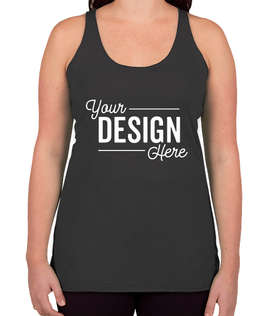 Canada - Bella + Canvas Women's Tri-Blend Racerback Tank - Color: Charcoal Black Tri-Blend