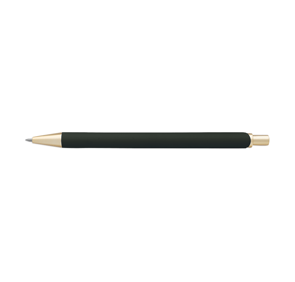 Renewal Gold Trim Recycled Gel Pen (black ink)-default