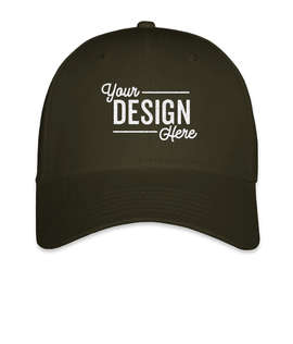 Otto Cap Comfy Fit Cotton Twill Baseball Hat - Color: Dark Olive Green