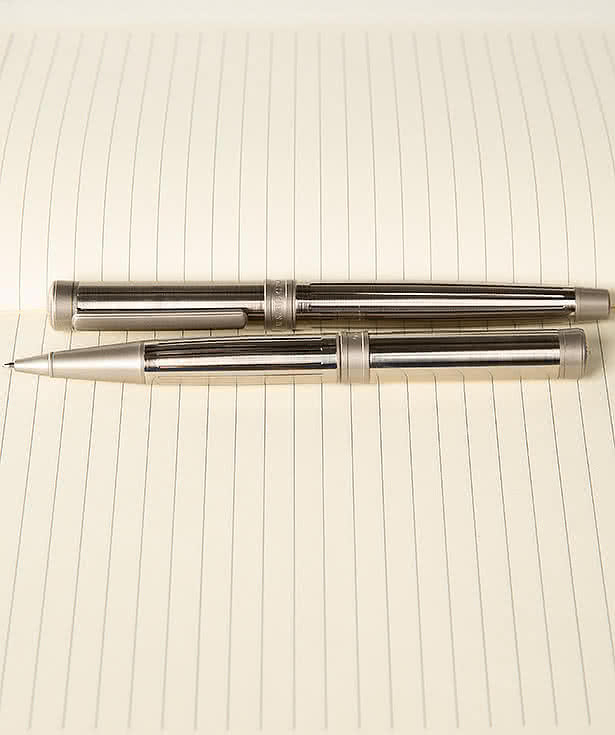 Laser Engraved Cutter & Buck Midlands Pen Set (black ink)