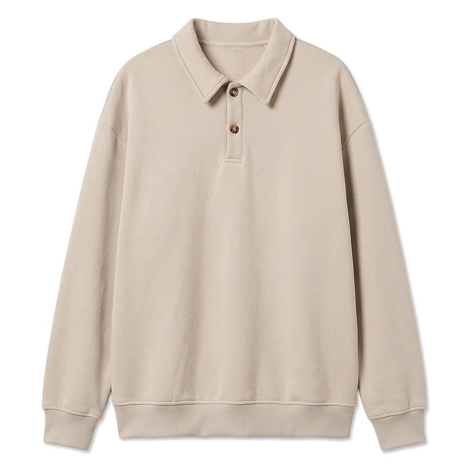Bella + Canvas Heavyweight Polo Sweatshirt