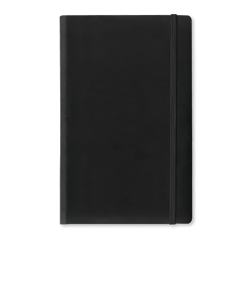 Castelli Debossed Tucson Medio Undated Weekly Notes in Black