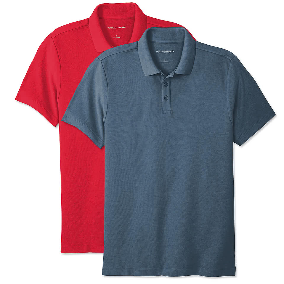 Port Authority SuperPro React Polo - Embroidered