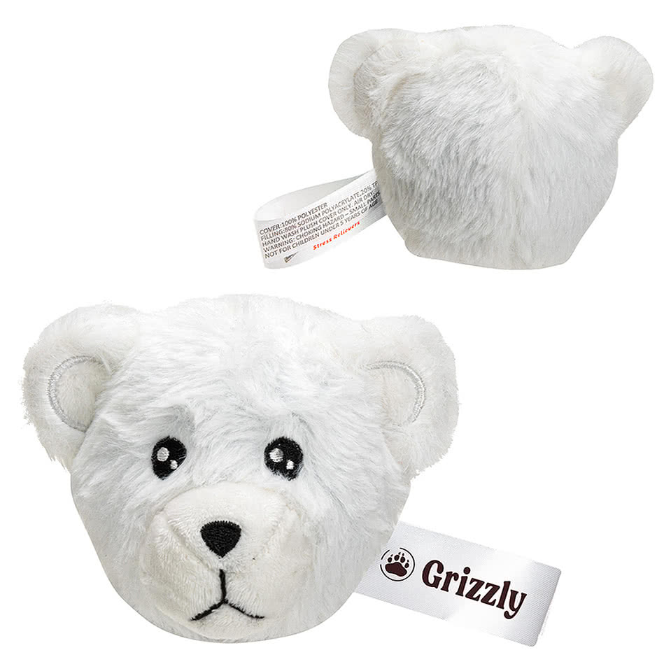 Stress Busters Polar Bear Plush Gel Stress Reliever