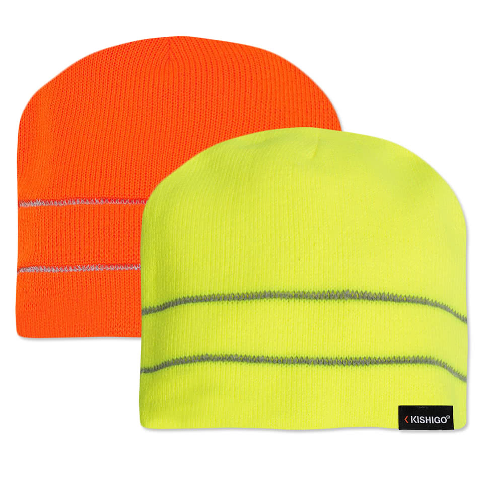 Kishigo Reflective Striped Beanie
