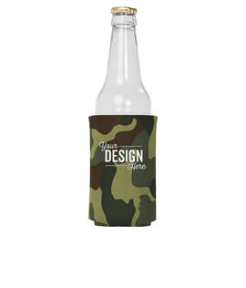 Foldable Bottle Cooler - Color: Green Camo