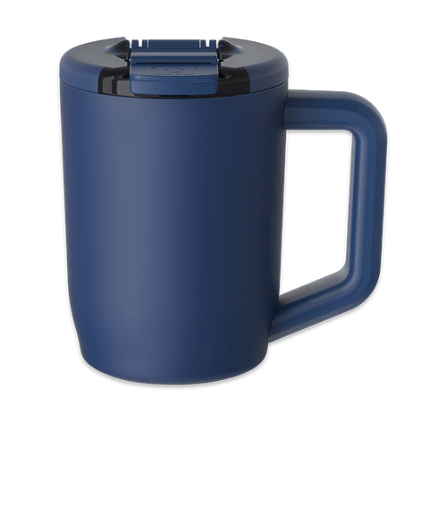 BruMate Laser Engraved 15 oz. Muv Stainless Steel Insulated Mug in Matte Navy