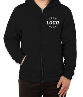 Soffe Classic Zip Hoodie - Color: Black