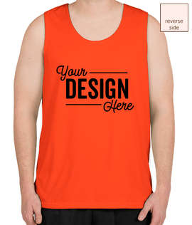 Augusta Reversible Performance Tank - Color: Orange / White