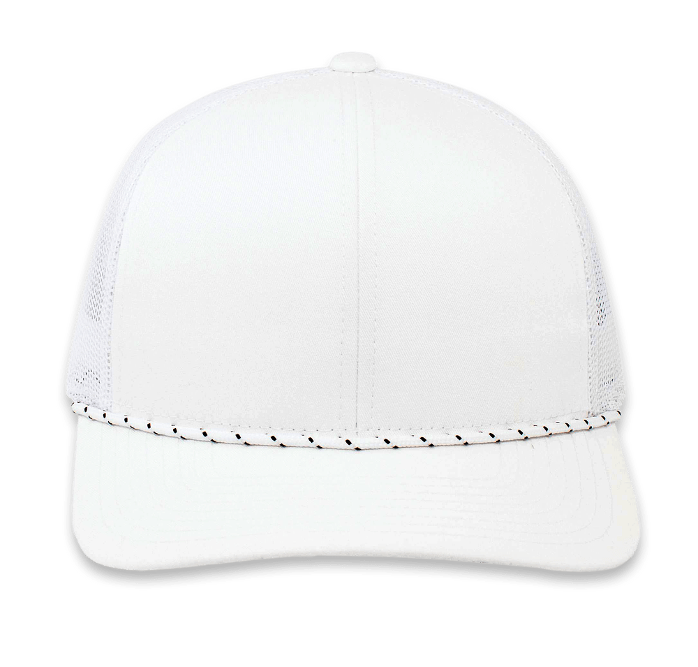 Pacific Headwear Braid Snapback Trucker Hat-default