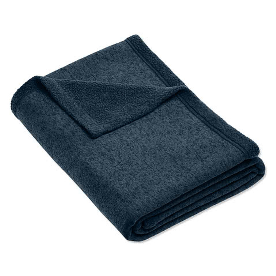 Port Authority Arc Sweater Fleece Blanket in Deep Smoke Heather
