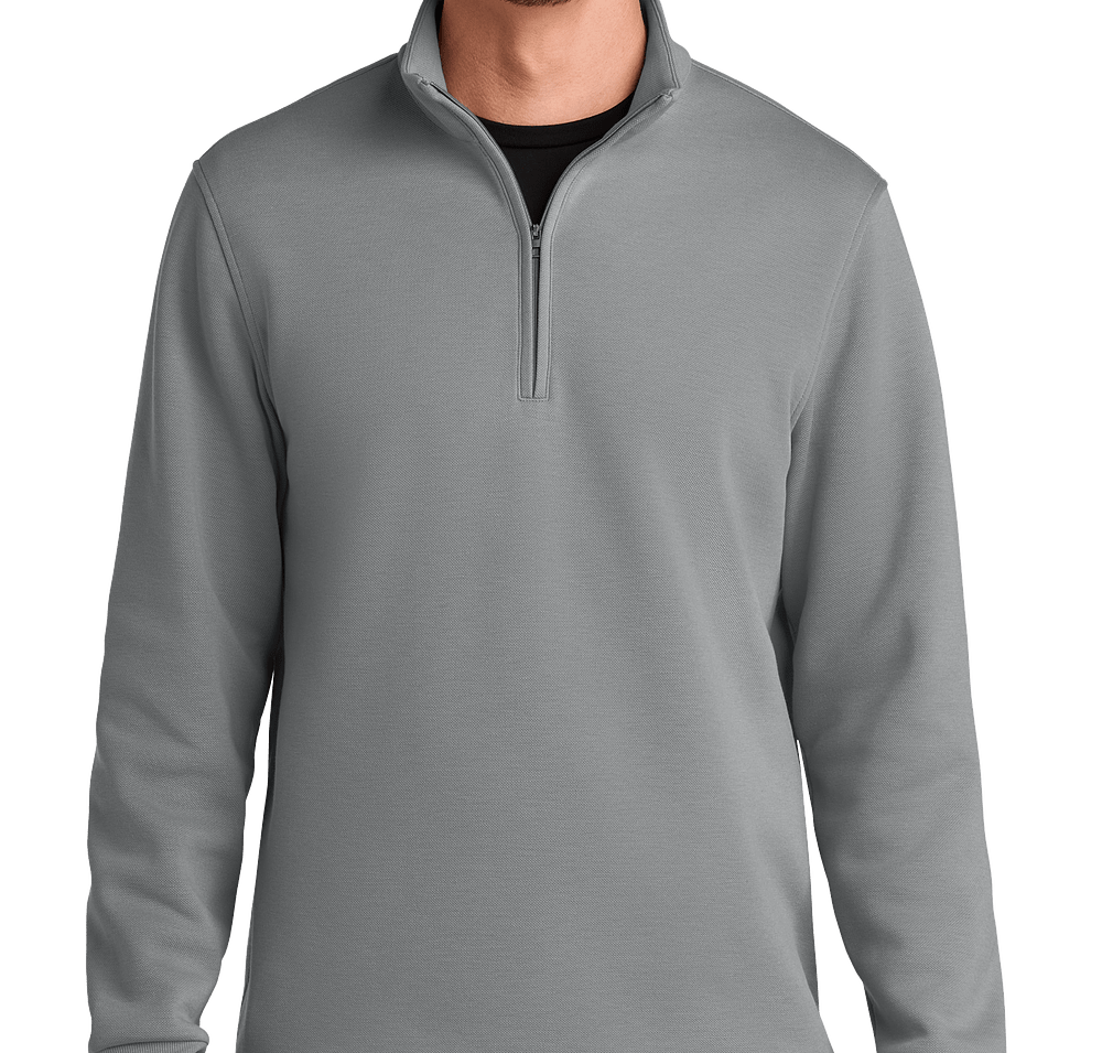 Port Authority Wearever Double Pique Quarter Zip Sweatshirt-default
