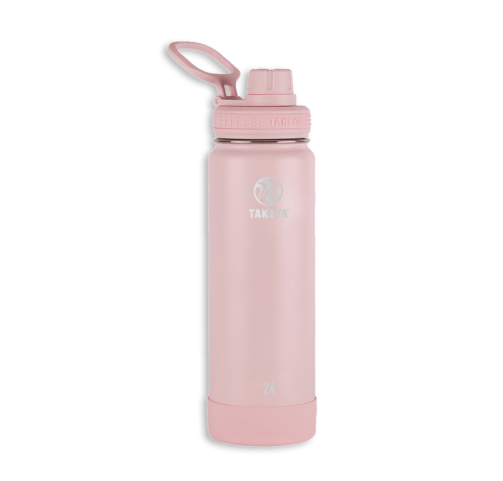 Takeya Laser Engraved 24 oz. Actives Stainless Steel Water Bottle with Spout Lid-default