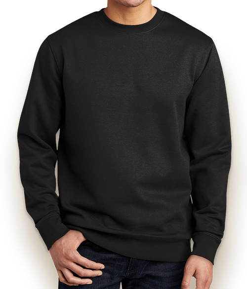 District V.I.T. Crewneck Sweatshirt in Black