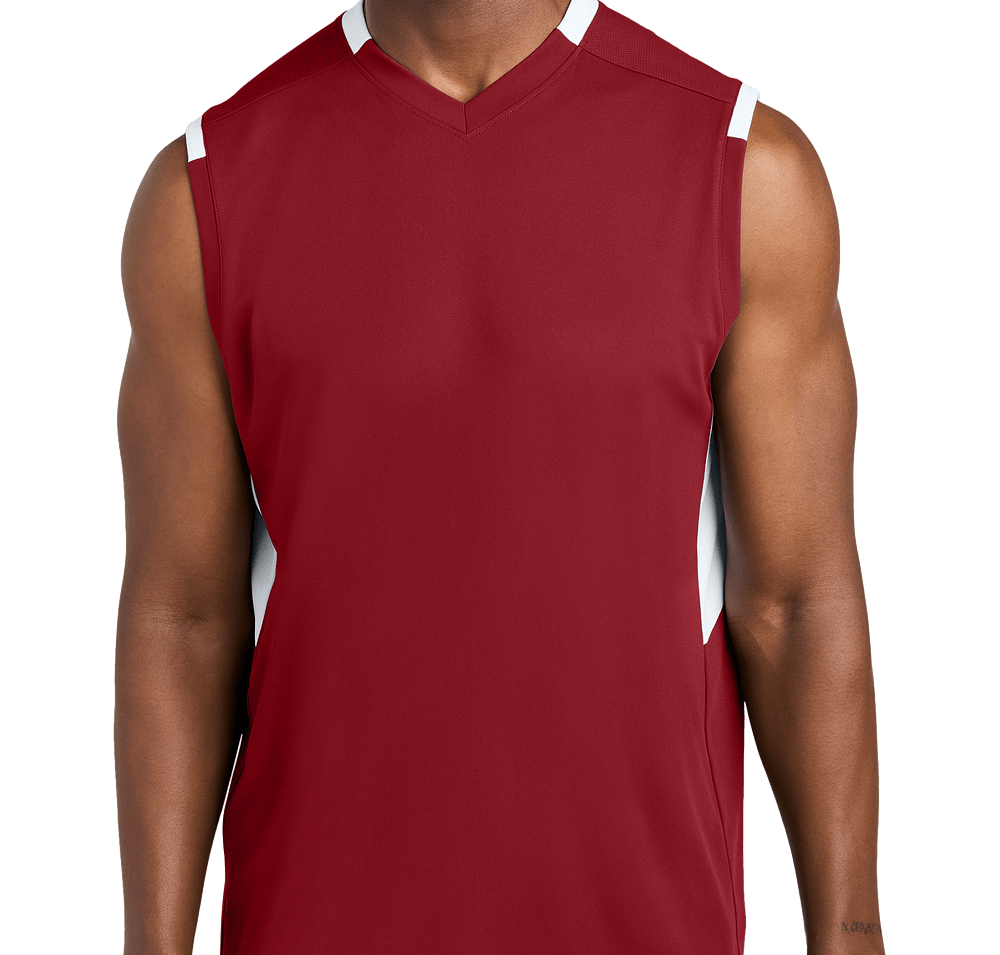 Sport-Tek Club Recycled Sleeveless Performance Jersey-default