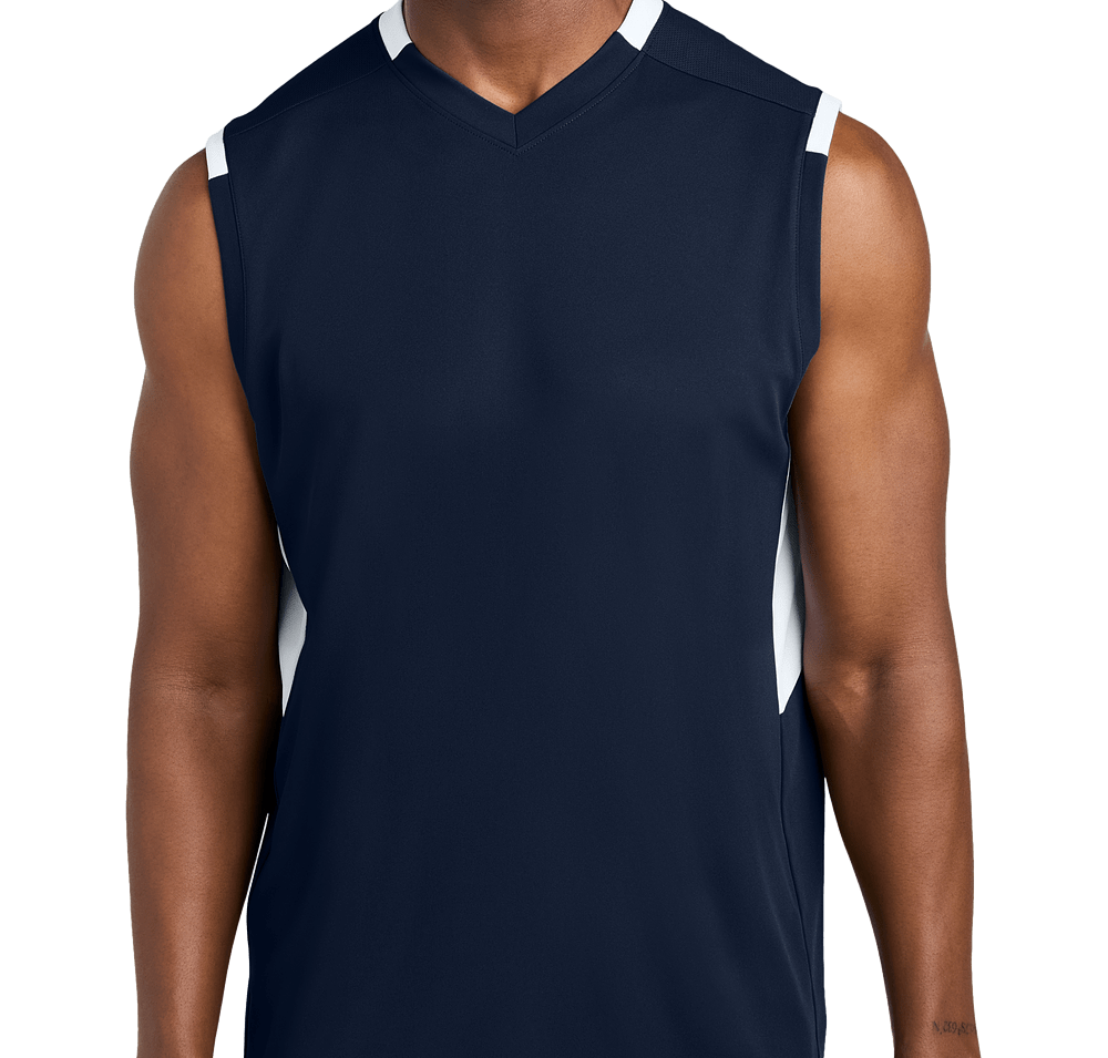 Sport-Tek Club Recycled Sleeveless Performance Jersey-default