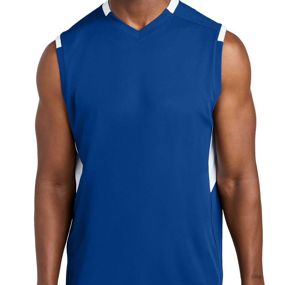 Sport-Tek Club Recycled Sleeveless Performance Jersey-default