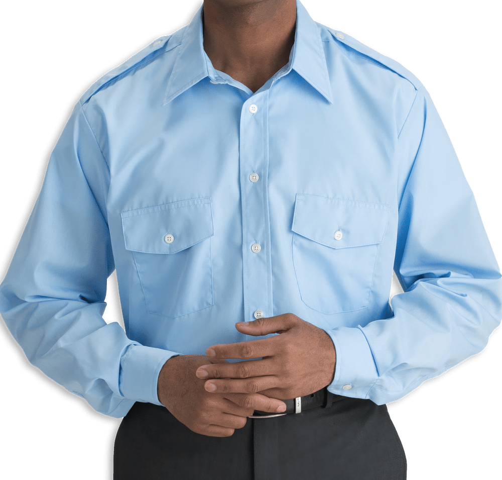 Edwards Navigator Poplin Long Sleeve Work Shirt-default