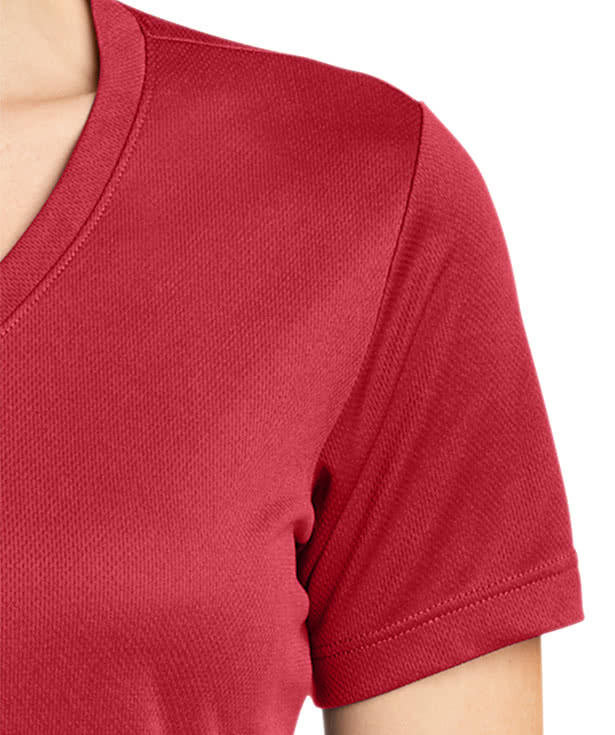 Sport-Tek Women's RacerMesh V-Neck Performance Shirt