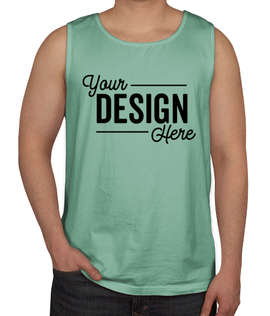 Comfort Colors 100% Cotton Tank - Color: Seafoam