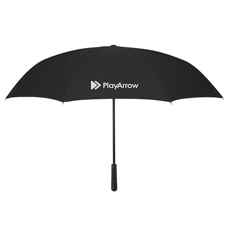 48" Arc Two-Tone Inversion Umbrella in Black with Black