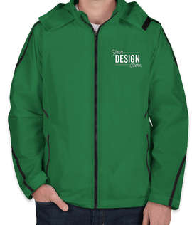 Team 365 Mesh Lined Hooded Jacket - Color: Sport Kelly
