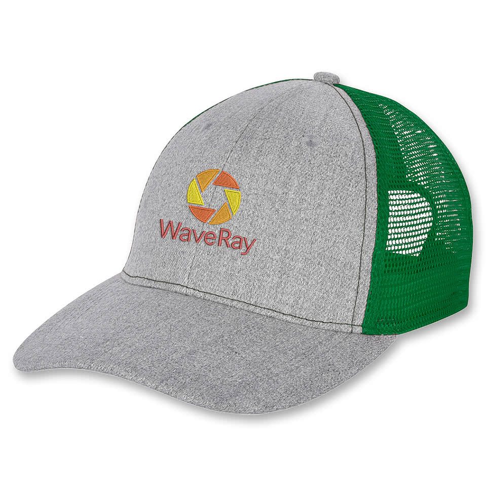 Hayden Heathered Mesh Back Cap